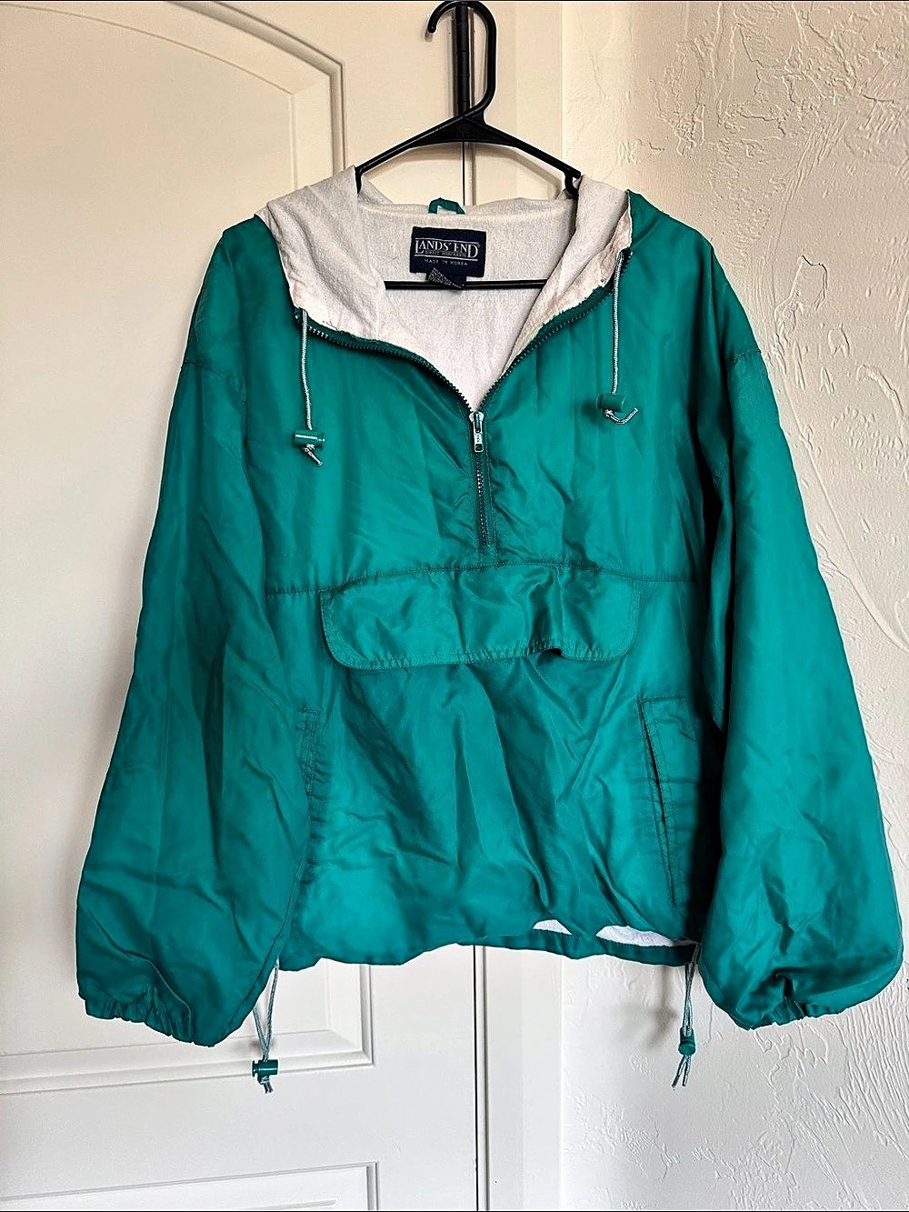 Lands' End Vintage Lands' End Nylon Pullover Anorak Windbreaker Vintage Nylon